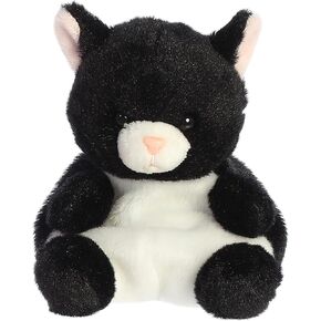 Aurora® Adorable Palm Pals™ Cricket Cat™ Stuffed Animal - Pocket-Sized Play - Collectable Fun - Black 5 Inches