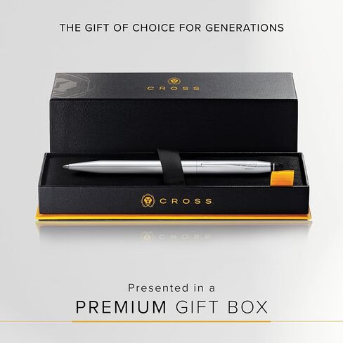 Cross Click Slim Refillable Gel Ink Rollerball Pen, Medium Rollerball, Includes Premium Gift Box - Black in Saudi Arabia