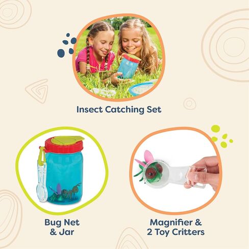 B. toys- Kids' Explorer Kit – Outdoor Toys – Insect Net, Binoculars, Magnifier – Bug Catching Set – 4 Years + in Kuwait