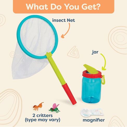 B. toys- Kids' Explorer Kit – Outdoor Toys – Insect Net, Binoculars, Magnifier – Bug Catching Set – 4 Years + in Kuwait