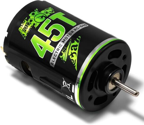 RC 540 Motor 20T 27T 35T 45T Brushed Motor for 1/10 RC Axial Tracks SCX10 AXI03007 90046 TRX4 RC Car Boat Parts (45T) in Saudi Arabia