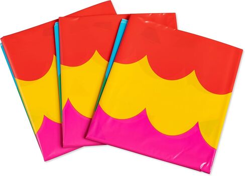 American Greetings 3-Count # sq. ft. Plastic Table Covers, Fiesta Party Supplies (54 in. x 84 in.) in Saudi Arabia