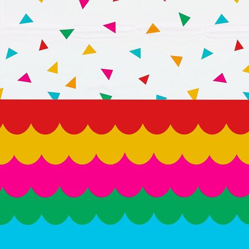 American Greetings 3-Count # sq. ft. Plastic Table Covers, Fiesta Party Supplies (54 in. x 84 in.) in Saudi Arabia