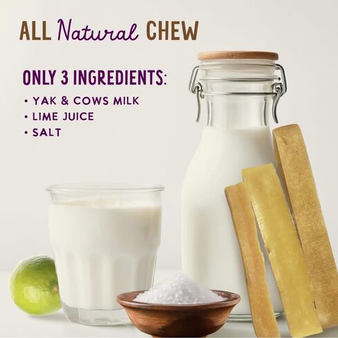 Health Extension Yak Cheese Chew for Dogs, Small - All-Natural Himalayan Treat Made with Yak and Cow Milk in Saudi Arabia