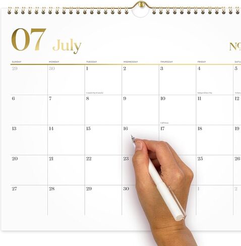 Cambridge Wall Calendar 2025-2026 Academic, Monthly, 15" x 12", Medium, Workstyle, Unruled (1606-707A) in Saudi Arabia