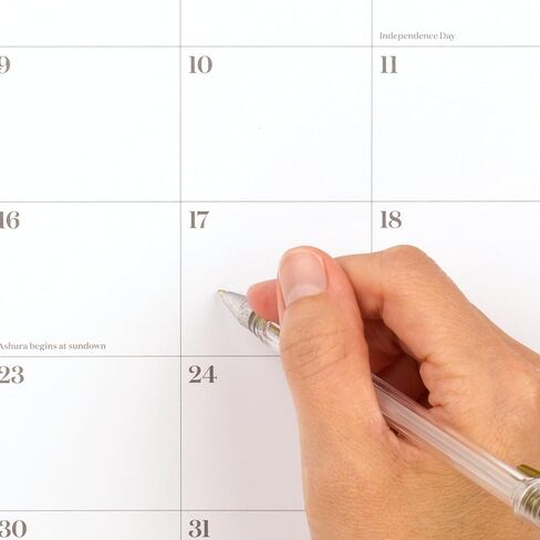 Cambridge Wall Calendar 2025-2026 Academic, Monthly, 15" x 12", Medium, Workstyle, Unruled (1606-707A) in Saudi Arabia