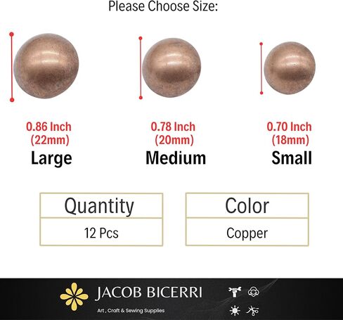 Gold Metal Shank Buttons - 12 Pcs - 3 Size Options - Curved Oval Round Metal Shank Buttons for Men Women Blazer Coat Uniform Shirt Suit and Jacket Sewing Craft DIY N5403 in Kuwait