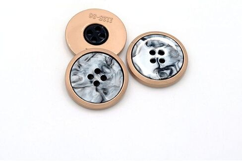 5 Pcs Metal Coat Buttons Round Button for DIY Sewing Tailor Crafts Coats Clothes(B#15,25mm) in Kuwait