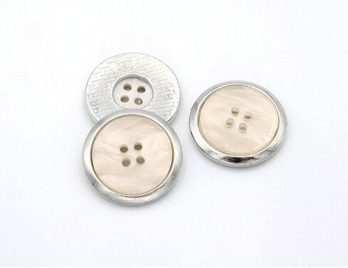 5 Pcs Metal Coat Buttons Round Button for DIY Sewing Tailor Crafts Coats Clothes(B#15,25mm) in Kuwait