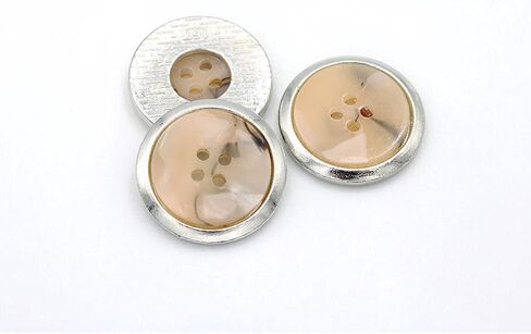 5 Pcs Metal Coat Buttons Round Button for DIY Sewing Tailor Crafts Coats Clothes(B#15,25mm) in Kuwait