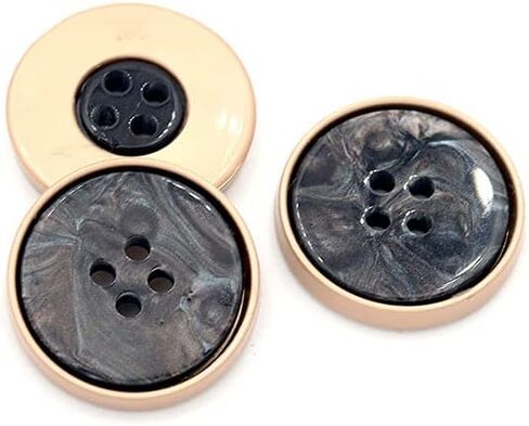 5 Pcs Metal Coat Buttons Round Button for DIY Sewing Tailor Crafts Coats Clothes(B#15,25mm) in Kuwait