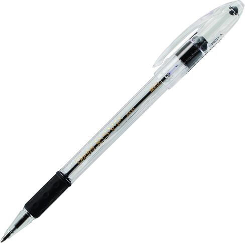Pentel RSVP Pallpoint Pen ، (1.0 مم) ، خط متوسط ​​، الحبر الأسود (BK91-A) (حزمة 1 ، إجمالي عدد 12) in Saudi Arabia