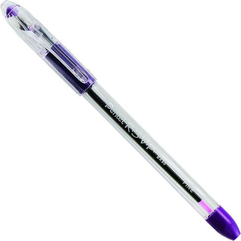 Pentel RSVP Pallpoint Pen ، (1.0 مم) ، خط متوسط ​​، الحبر الأسود (BK91-A) (حزمة 1 ، إجمالي عدد 12) in Saudi Arabia