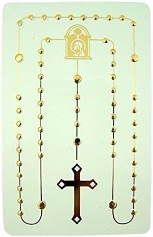 بطاقة FVLFIL Pocket Rosary 3 1/4 بوصة (مجموعة من 3) in Saudi Arabia