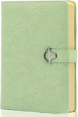 Journal for Men, Vintage Leather Diary for Writing, A5 240 Kraft Pages College Ruled Notebook, Personal Planner Organizer Gift (Vintage Black) in Kuwait