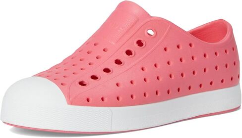 Native Shoes Jefferson (Little Big Kid) Sneaker, Flax Tan/Shell White, 5 US Unisex in Kuwait