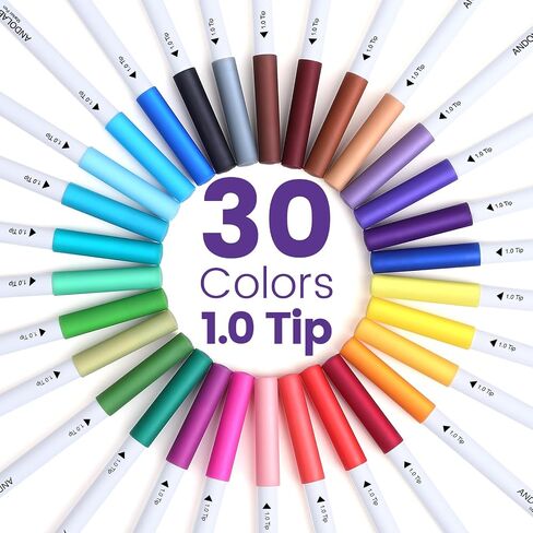 Fine Point Pens for Cricut Maker 3/Maker/Explore 3/Air 2/Air, 0.4 Tip Ultimate Fine Point Pens Set of 30 Pack Supplies Tools Accessories Writing Drawing Pen Compatible with Cricut Machine in Saudi Arabia