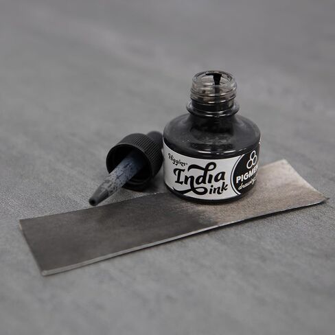 Higgins Black India India Drance Ink - للفنانين والطلاب - 1 أوقية. زجاجة زجاجية (HIG44201) in Kuwait