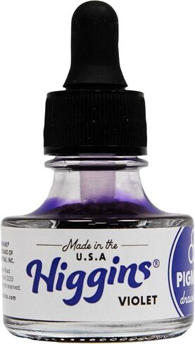 Higgins Black India India Drance Ink - للفنانين والطلاب - 1 أوقية. زجاجة زجاجية (HIG44201) in Kuwait