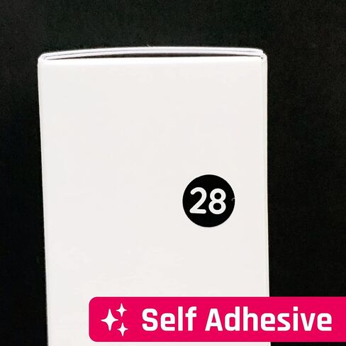 50 Sheets, 1-100 Number Stickers Labels Black - 0.4" Round, 5000 Pieces in Kuwait