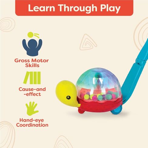 B. toys - Waggle-A-Longs - Pull Along Interactive Toy - Push or Pull Crocodile - Walking Toy with String for Toddlers, Kids, Snappity Scott - 18 Months in Saudi Arabia