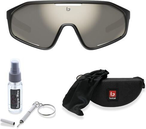 نظارات شمسية مستطيلة من Bollé Shifter للرجال والنساء + حزمة مع مجموعة نظارات Designer iWear in Kuwait