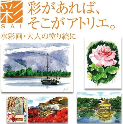 Akashiya CA200/20V Sai Watercolor Brush Pen - 20 Color Set (1, DESIGN 1) in Kuwait
