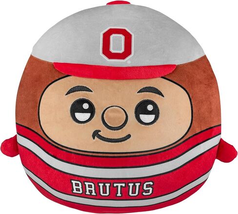 Sleep Squad Ohio State Buckeyes Brutus 12" Kiri Cloud Plushie - Official Collegiate Plush in Kuwait
