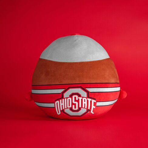 Sleep Squad Ohio State Buckeyes Brutus 12" Kiri Cloud Plushie - Official Collegiate Plush in Kuwait