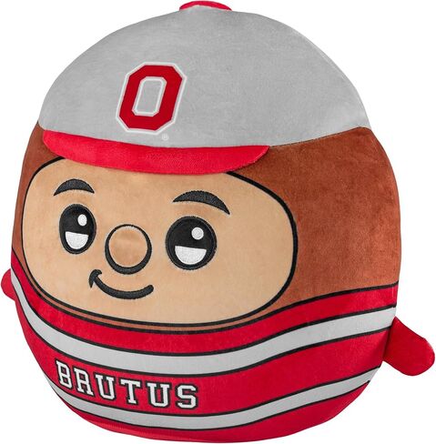 Sleep Squad Ohio State Buckeyes Brutus 12" Kiri Cloud Plushie - Official Collegiate Plush in Kuwait