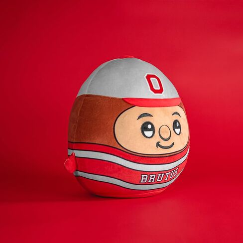 Sleep Squad Ohio State Buckeyes Brutus 12" Kiri Cloud Plushie - Official Collegiate Plush in Kuwait