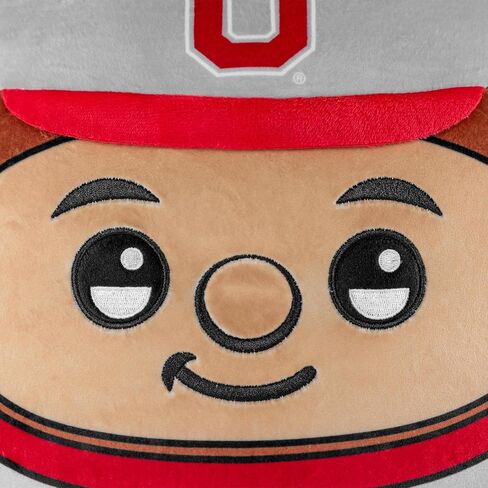 Sleep Squad Ohio State Buckeyes Brutus 12" Kiri Cloud Plushie - Official Collegiate Plush in Kuwait
