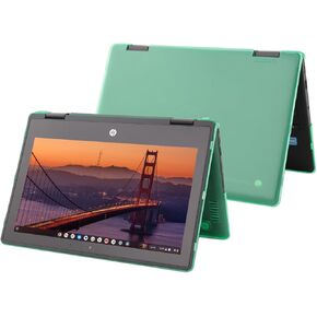 mCover Case ONLY Compatible for 2023-2024 11.6" HP Fortis x360 11 inch G3 J Chromebook Laptop Computers (NOT Fitting Any Other HP Models) - Aqua