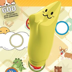 TANIN 1000 Pieces Stamper Stickers - ldeal Kid Toys for 3+ Girls & Boys, Perfect for Toddler Learning Creative Play and Travel