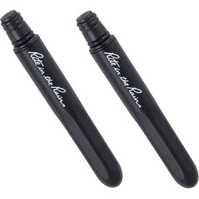 طقوس في المطر في جميع الأحوال الجوية EDC Pen ، Orange Pokka 2-Pack ، حبر 0.9 ملم الأسود ، النقطة الجميلة (رقم OR92) ، عدد واحد (حزمة 2)
