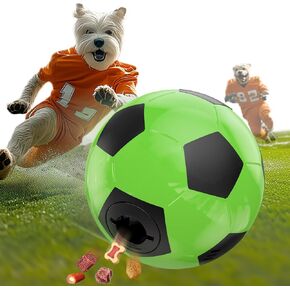Dog Treat Ball with Fun Giggling Sound - Interactive Dog Toys Ball, Dog Treat Dispenser Toy for Large Dogs & Small Dogs, 4.61In Rolling Ball Dog Toy for Keep Your Dog Busy Toys