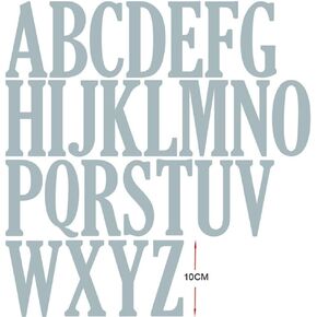 10 cm High Whole Set Alphabet Capital Letters DIY Die-cuts Metal Cutting Dies for Scrapbooking Embossing Stencil Album Paper Crafts Gift Card Home Decoration