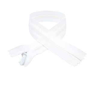 Unique Zipper YKK #5 Heavy Conceal - Invisible (Bridal Wear), Select Length and Color (Length 18 inches, White)