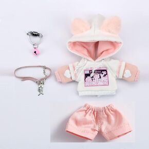 BJD Cloth Cat Cat Wooded Sweater Coat for OB11 ، Molly ، GSC ، YMY ، 1/12BJD ملحقات ملابس الدمية (Black-Purple2)