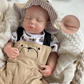 OtardDolls 18 Inch Reborn Baby Dolls Silicone Baby Dolls Full Body Doll Reborn Silicone Dolls Realistic Handmade Baby Silicone