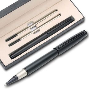 YIVONKA Luxury Ballpoint Pen Best Ball Pen Gift Set for Men & Women Professional Executive,Office,Nice BallPens Classy Gift Box,Black ink Line width 0.5mm (Red)
