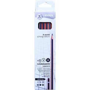 LYRA GRADUATE GRAPHITE BOX 6 PCS TECHNICAL DRAWING