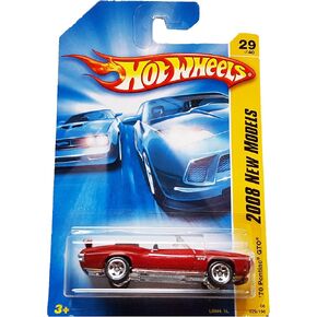 Hot Wheels 2008-029 New Models '70 Pontiac GTO 1:64 Scale RED