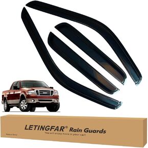 Tape-on Rain Guards for 2015-2022 Chevy Colorado Crew Cab, for 2015-2022 Chevrolet Colorado Crew Cab Accessories，Side Vent Visors Shades Window Deflectors for Chevy Colorado in Saudi Arabia