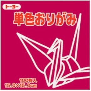 Toyo Origami Paper Single Color - Purple - 15cm, 100 Sheets