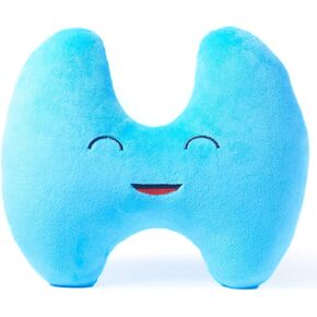 Nerdbugs Thyroid Plush Organ Toys - Life is a Gland Adventure! - Thyroidectomy Surgery, Thyroid Cancer, Hashimoto's, Hypothyroidism, Endocrinologist Gift