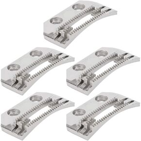 Sewing Machine Feed Teeth Plate Industrial Flat Car 5Pcs Lockstitch Sewing Machine E Type Doublerow Textile Machine Sewing Device Embroidery Machine Stitching Machine Tailoring