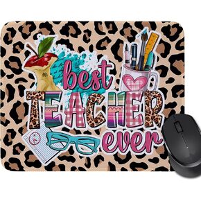 Teacher Appreciation Gifts Mouse Pad Best Teacher Ever Mouse Pad for Teacher Graduation Teacher Thank You Gifts for Women Men Retirement Gifts for Teacher from Student (Best Teacher Ever)