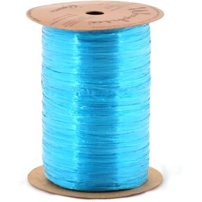 Berwick Offray 1/4 '' Raffia Ribbon ، Aqua Blue ، 100 ياردة