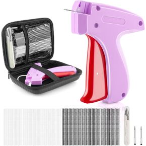 Micro Quick Clothing Fixer, Stitch Sewing Gun, Handheld Stitch Gun Tagging Gun with 3 Needles 3000 Fasteners 100 Buttons & Scissor, Stitch Gun for Clothing/Price Tagging/Fixing Curtains/Beddings